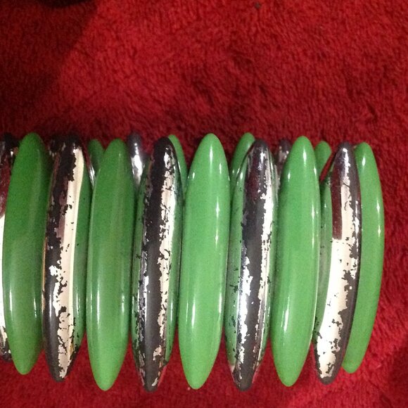 Lot of 1 Metal Expansion & 5 Wide Stretch Vintage Bracelets **READ LISTING** - Picture 8 of 8